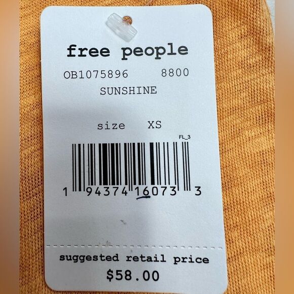 FREE PEOPLE We The‎ Free Hazy Day Henley Top, Size XSMALL - Picture 13 of 13